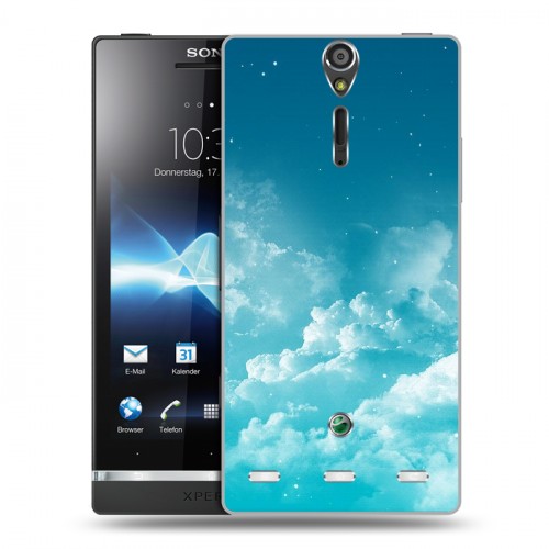 Дизайнерский пластиковый чехол для Sony Xperia S Небо