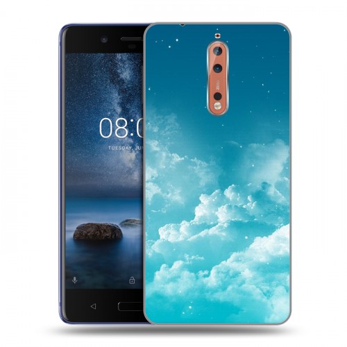 Дизайнерский пластиковый чехол для Nokia 8 Небо