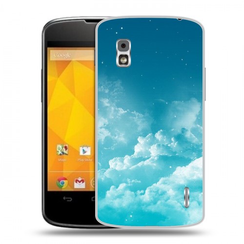 Дизайнерский пластиковый чехол для LG Google Nexus 4 Небо