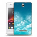 Дизайнерский пластиковый чехол для Sony Xperia E Небо