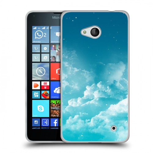 Дизайнерский пластиковый чехол для Microsoft Lumia 640 Небо