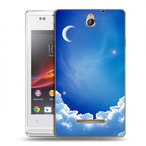 Дизайнерский пластиковый чехол для Sony Xperia E Небо