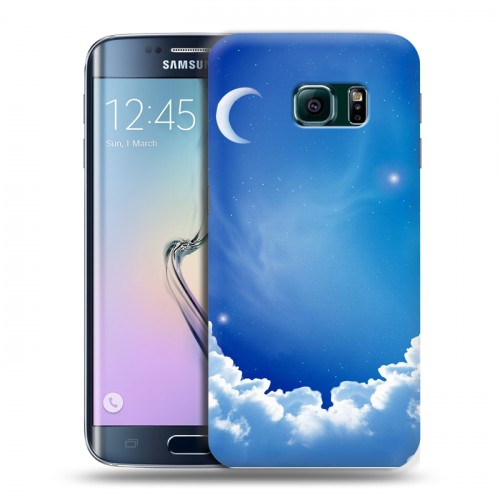 Дизайнерский пластиковый чехол для Samsung Galaxy S6 Edge Небо