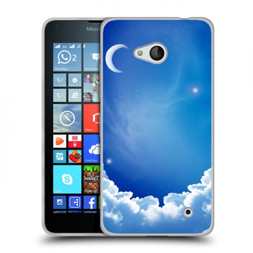 Дизайнерский пластиковый чехол для Microsoft Lumia 640 Небо