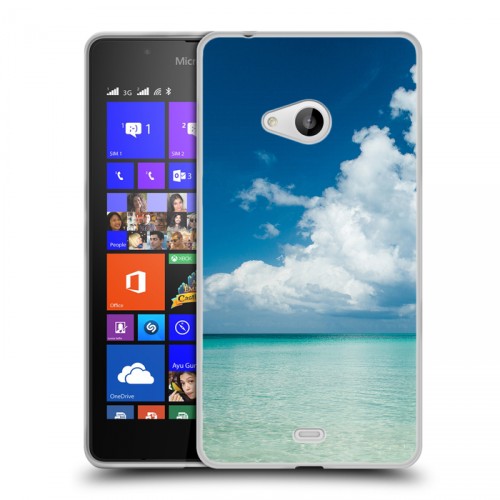 Дизайнерский пластиковый чехол для Microsoft Lumia 540 Небо