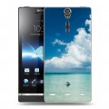 Дизайнерский пластиковый чехол для Sony Xperia S Небо