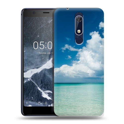 Дизайнерский пластиковый чехол для Nokia 5.1 Небо