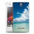 Дизайнерский пластиковый чехол для Sony Xperia E Небо