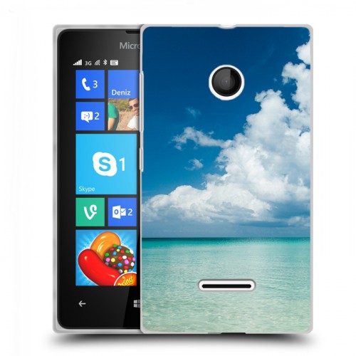 Дизайнерский пластиковый чехол для Microsoft Lumia 435 Небо