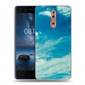 Дизайнерский пластиковый чехол для Nokia 8 Небо