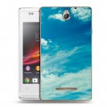 Дизайнерский пластиковый чехол для Sony Xperia E Небо