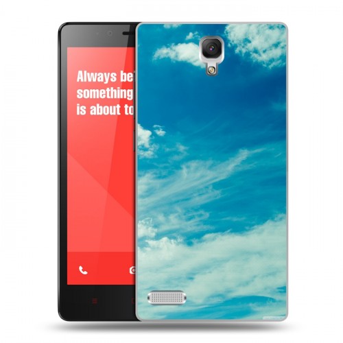 Дизайнерский силиконовый чехол для Xiaomi RedMi Note Небо