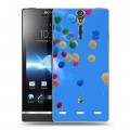 Дизайнерский пластиковый чехол для Sony Xperia S Небо