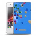 Дизайнерский пластиковый чехол для Sony Xperia E Небо