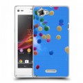 Дизайнерский пластиковый чехол для Sony Xperia L Небо