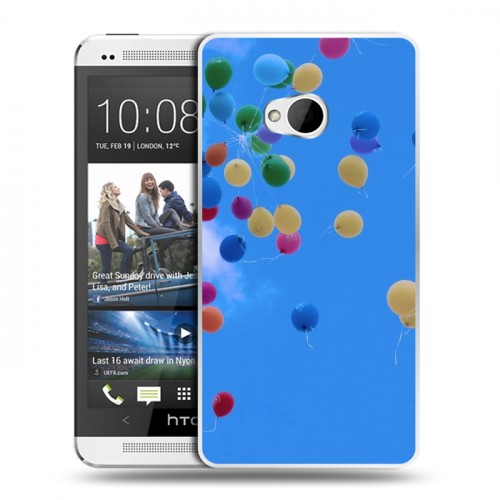 Дизайнерский пластиковый чехол для HTC One (M7) Dual SIM Небо