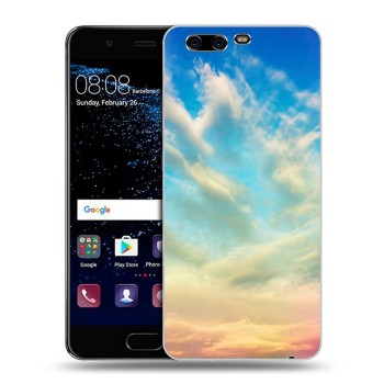 Дизайнерский силиконовый чехол для Huawei P10 Plus Небо (на заказ)