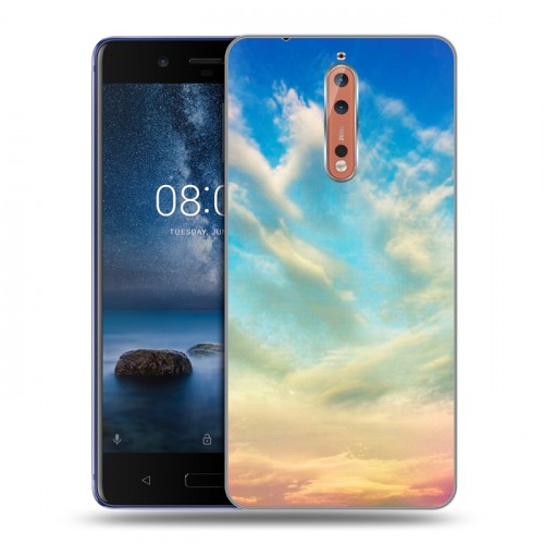 Дизайнерский пластиковый чехол для Nokia 8 Небо