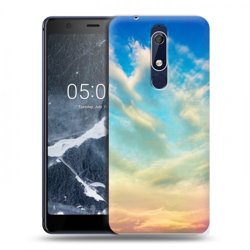 Дизайнерский пластиковый чехол для Nokia 5.1 Небо