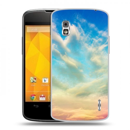 Дизайнерский пластиковый чехол для LG Google Nexus 4 Небо