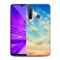 Дизайнерский силиконовый чехол для Realme 5 Небо