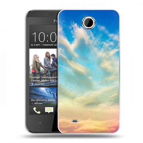 Дизайнерский пластиковый чехол для HTC Desire 300 Небо