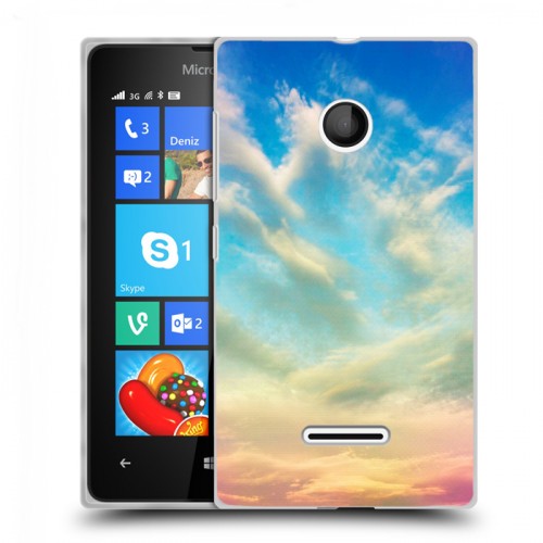 Дизайнерский пластиковый чехол для Microsoft Lumia 435 Небо