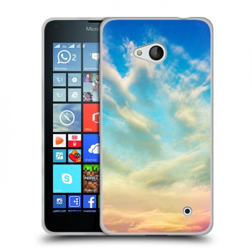 Дизайнерский пластиковый чехол для Microsoft Lumia 640 Небо