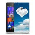 Дизайнерский пластиковый чехол для Microsoft Lumia 540 Небо