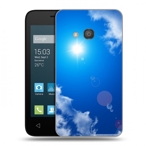 Дизайнерский силиконовый чехол для Alcatel One Touch Pixi 4 (4) Небо