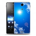 Дизайнерский пластиковый чехол для Sony Xperia TX Небо