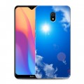 Дизайнерский силиконовый с усиленными углами чехол для Xiaomi RedMi 8A Небо