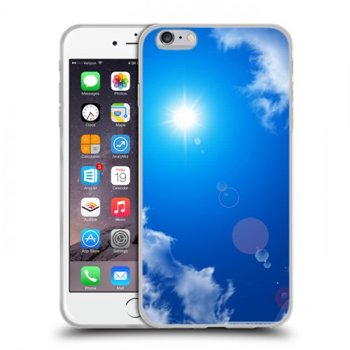Дизайнерский силиконовый чехол для Iphone 6 Plus/6s Plus Небо