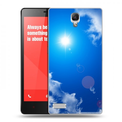 Дизайнерский пластиковый чехол для Xiaomi RedMi Note Небо