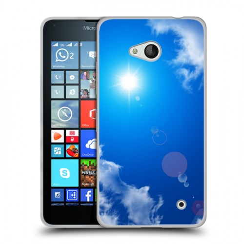 Дизайнерский пластиковый чехол для Microsoft Lumia 640 Небо