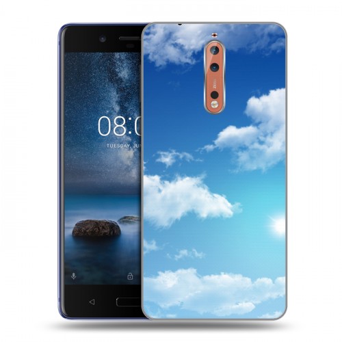 Дизайнерский пластиковый чехол для Nokia 8 Небо