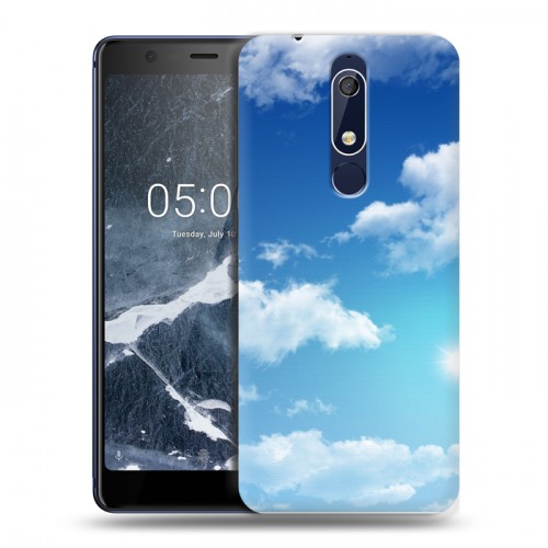 Дизайнерский пластиковый чехол для Nokia 5.1 Небо