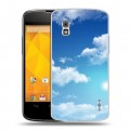 Дизайнерский пластиковый чехол для LG Google Nexus 4 Небо