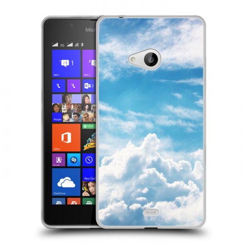 Дизайнерский пластиковый чехол для Microsoft Lumia 540 Небо