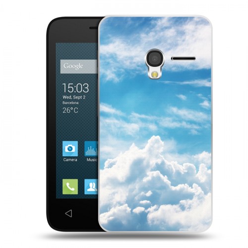 Дизайнерский пластиковый чехол для Alcatel One Touch Pixi 3 (4.0) Небо