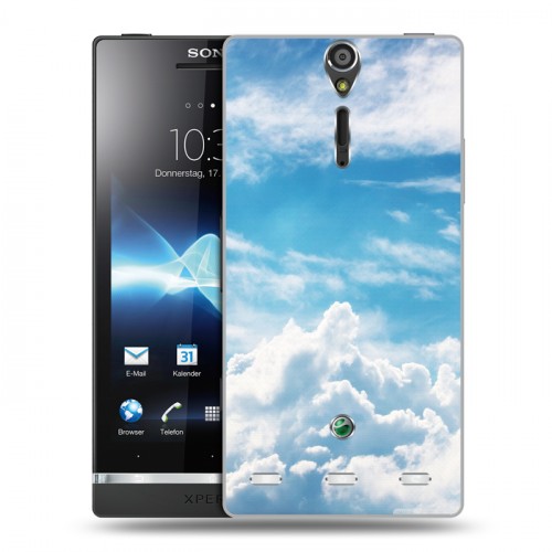 Дизайнерский пластиковый чехол для Sony Xperia S Небо