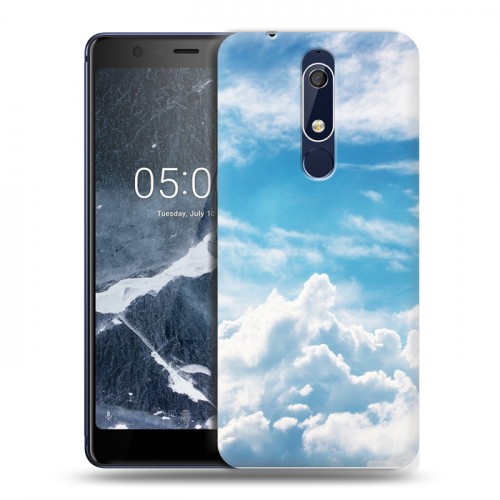 Дизайнерский пластиковый чехол для Nokia 5.1 Небо