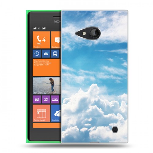 Дизайнерский пластиковый чехол для Nokia Lumia 730/735 Небо