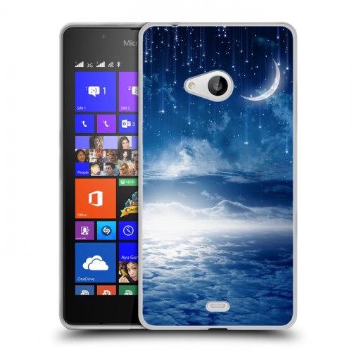 Дизайнерский пластиковый чехол для Microsoft Lumia 540 Небо