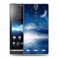 Дизайнерский пластиковый чехол для Sony Xperia S Небо