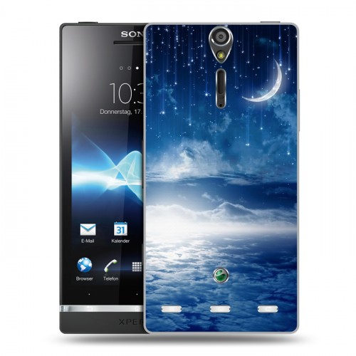 Дизайнерский пластиковый чехол для Sony Xperia S Небо