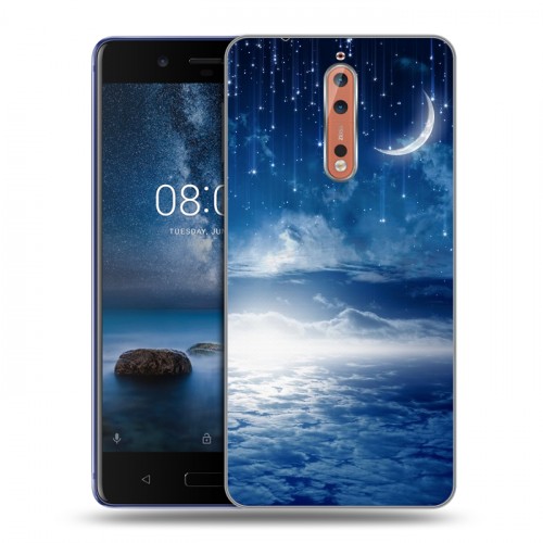 Дизайнерский пластиковый чехол для Nokia 8 Небо