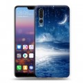 Дизайнерский силиконовый с усиленными углами чехол для Huawei P20 Pro Небо