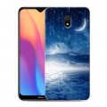 Дизайнерский силиконовый с усиленными углами чехол для Xiaomi RedMi 8A Небо