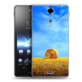 Дизайнерский пластиковый чехол для Sony Xperia TX Небо